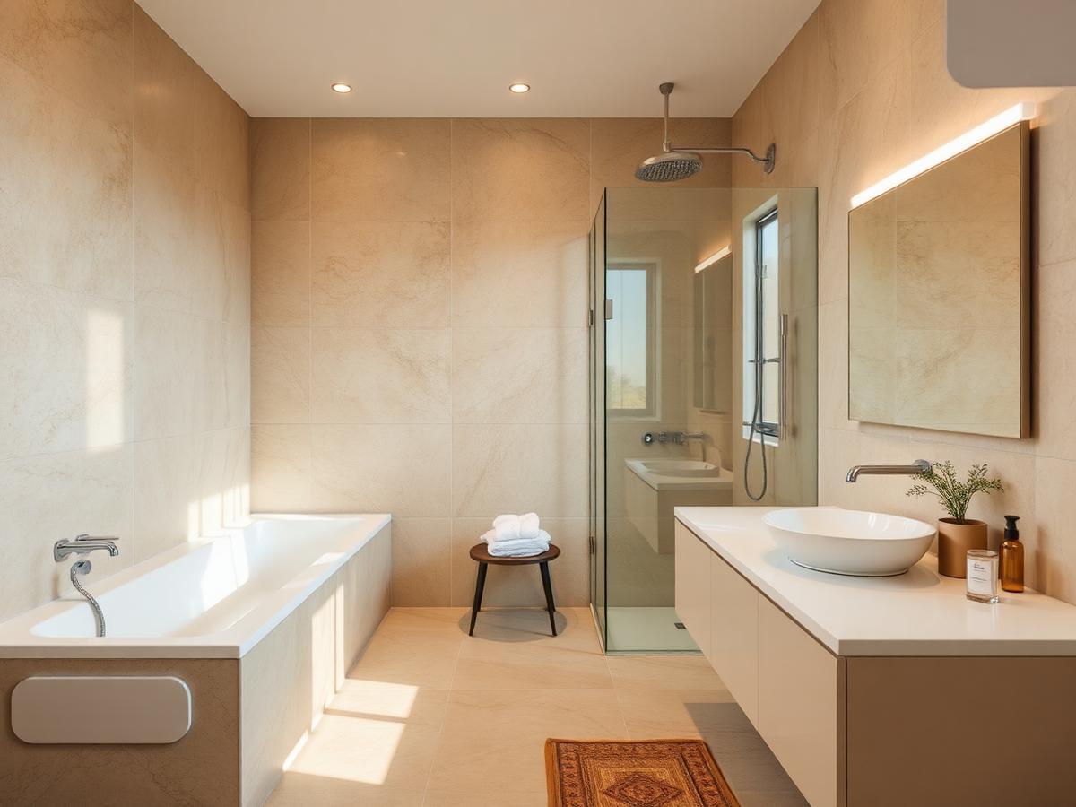 Neu saniertes Badezimmer